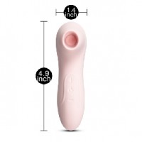 Mini Clitoral Stimulator, 7 Speeds Suction/Vibration, LIGHT PINK